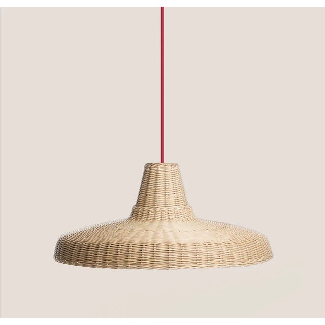 Contemporary Cocolla Mini Pendant Lamp by Maurizio Bernabei for Bottega Inteccio For Sale - Image 3 of 4