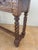 Spanish Carved Console Table with Barley Twist Legs and Two Drawers, 1930s For Sale - Image 10 of 12