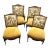 'Empress Carlota' 19th Century Antique French Chairs Reupholstered With Otomi Hand Embroidery - Set of 4 For Sale
