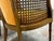 Saffron Velvet Mid 20th Century Cane Barrel Chairs, Pair For Sale - Image 11 of 12