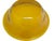 Yellow Chinese Amber Yellow Clear Peking Glass Large Rimmed Bowl For Sale - Image 8 of 8