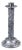Antique Chinese Embossed Silver Candlestick, 1800s For Sale