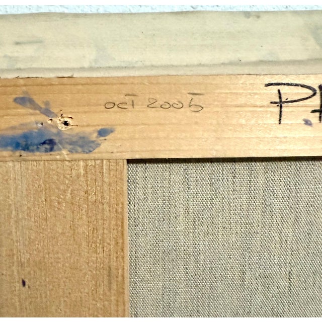 Shahla Dadsetan, Large Abstract Painting French Iranian Shahla Dadsetan Plongee Dans Ma Pensee, 2005 For Sale - Image 11 of 11