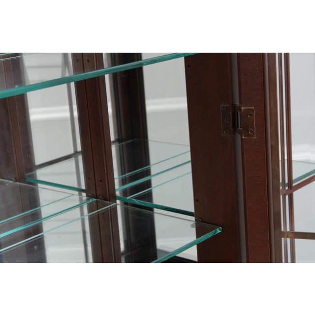 Ethan Allen Mahogany Breakfront China Cabinet For Sale In Philadelphia - Image 6 of 18