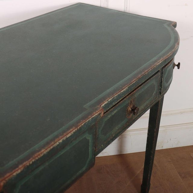 English Bowfronted Console Table For Sale - Image 9 of 12