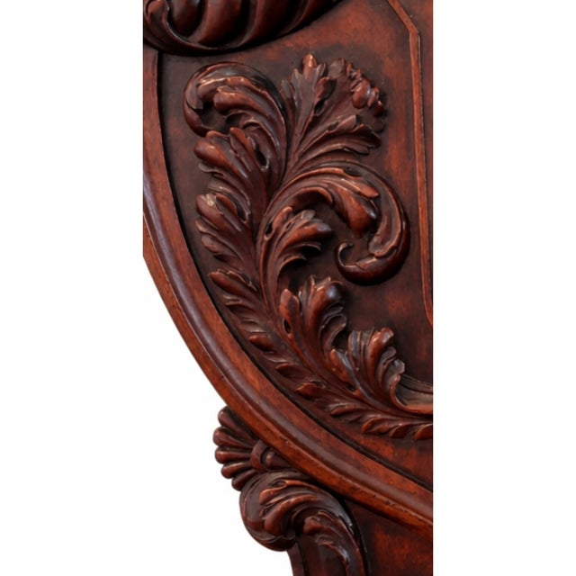 William IV Exceptional Pair English William IV Mahogany Hall Chairs 1830 For Sale - Image 3 of 5