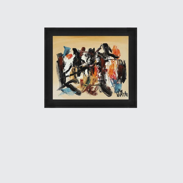 Preben Wölck, Autumn: Harvest, 1980s, Oil on Canvas For Sale - Image 10 of 10