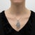 Vintage Berber Hand of Fatima / Hamsa Sterling Silver Pendant With Central Flower Motif For Sale - Image 9 of 9