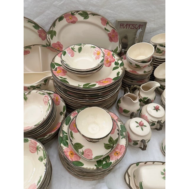 Vintage "Desert Rose" Fransican Dinnerware Set of 139 Pieces Chairish