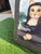 1990s 1990s Cat Mona Lisa Art on Canvas Frame Reproduction For Sale - Image 5 of 7
