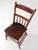 Antique Plank Seat Spindle Back Side Chair For Sale - Image 11 of 14