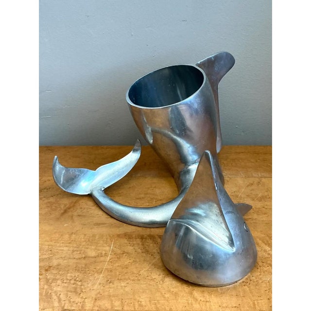 Retro Metal Dolphin Beverage Cooler For Sale - Image 12 of 13