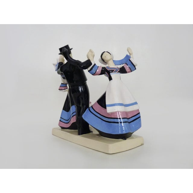 Gavoten Vras Figurine by R Micheau Vernez for Henriot Quimper, 1920s-1940s For Sale - Image 9 of 11