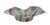 Elegant Italian Murano hand-blown glass bowl is of the lattacino pattern. It is attributed to Fratelli Toso. From the 50s,...