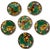 This Really is an Absolutely Beautiful & Quite Rare Set of 6 Antique Victorian Majolica Plates. Circa Late 19th Century....