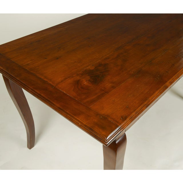 French Louis XV Style Cherry Farm Table For Sale In New York - Image 6 of 8