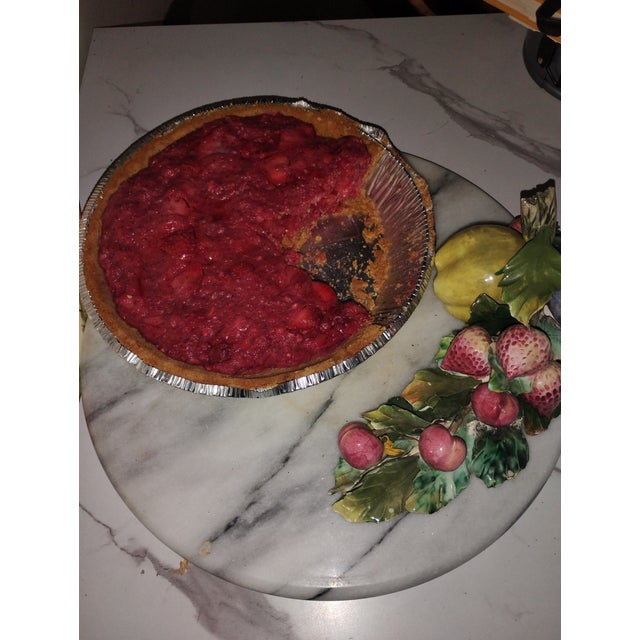 Vintage Italian Majolica Fruit Spray Hand Made For Sale In Portland, ME - Image 6 of 6