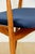 Vintage Danish Office Armchair in Navy Blue, 1970s For Sale - Image 10 of 11