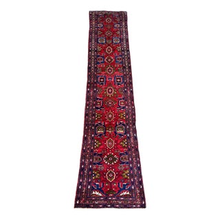 Antique Hamadan Runner in Wool, 1920s For Sale