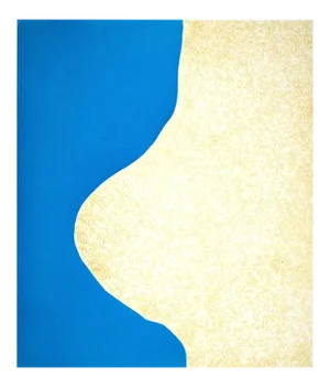 Giuseppe Santomaso - Recess Blue - Etching - 1970