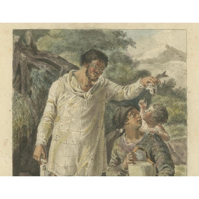 Jaques Kuyper, Inhabitants of Norton Bay, Hand-Colored Print, 1805 For Sale - Image 4 of 9