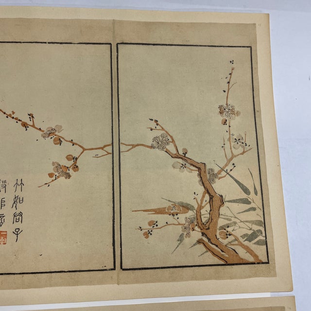 Illustration Vintage Chinese Prints Set/2 For Sale - Image 3 of 5