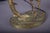 Art Deco Gilt Bronze Sculpted Crane Table Lamps with Branch and Leaf Stems, Europe, 1930s, Set of 2 For Sale - Image 12 of 17
