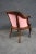 Queen Anne Style Floral Corner Chair For Sale - Image 4 of 8