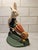 Late 20th Century Vintage Cast Iron Gardening Rabbit With Wheelbarrow Doorstop/Bookend For Sale - Image 5 of 10