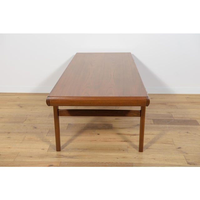 Wood Mid-Century Teak Coffee Table by Johannes Andersen for CFC Silkeborg, Denmark, 1960s For Sale - Image 7 of 18