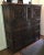 Burnt Umber French Breton Carved Oak Carved China Cupboard For Sale - Image 8 of 9