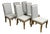 Lockhart Furniture Collection Custom Alder Dining Chairs, Set of Six For Sale