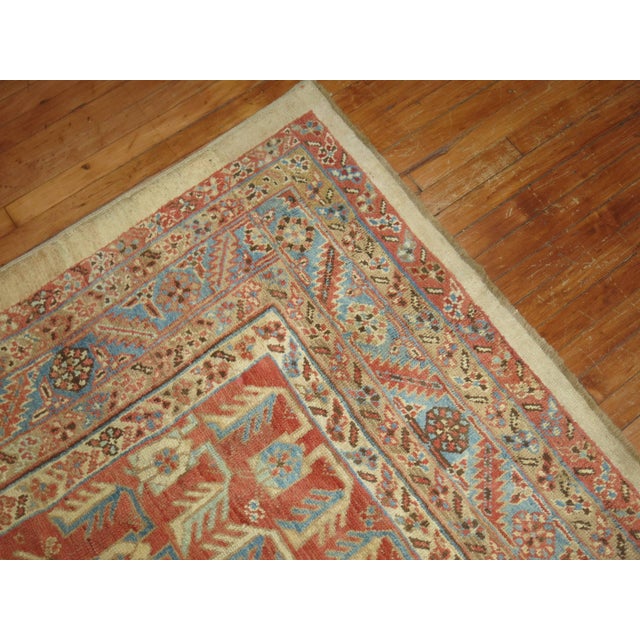 Antique Persian Bakshaish Rug - 7'9" x 9'8" For Sale - Image 18 of 18