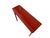 This a contemporary, slender console table features a vibrant, high-gloss red lacquer finish. The design includes a flush...