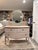 1940s 1940s Birds Eye Maple Dresser and Nightstand With Maple Harp Mirror For Sale - Image 5 of 9