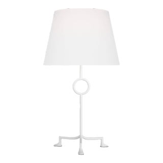 Thom Filicia by Visual Comfort Studio Montour Large Table Lamp in Matte White For Sale