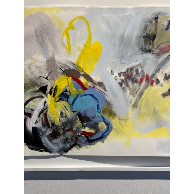 Contemporary Abstract Painting on Paper by Melanie Brown For Sale - Image 4 of 4
