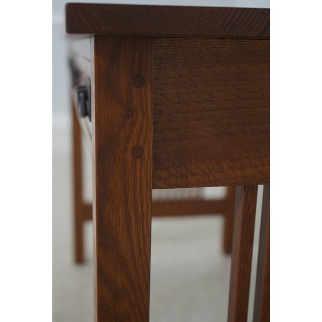 Stickley Mission Oak Arts & Crafts Desk For Sale - Image 14 of 18