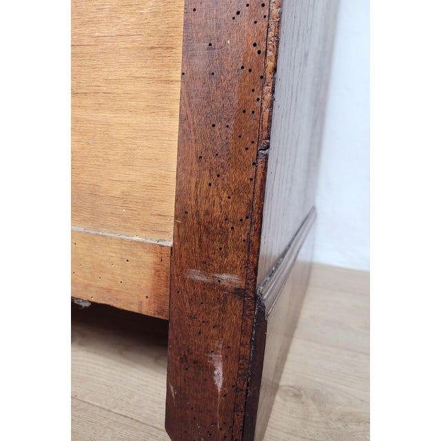 Edwardian Drop Handle Chest of 2 Drawers in Oak, 1910s For Sale - Image 17 of 18