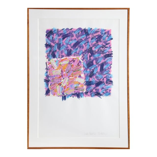 Chris Anderson Small Clocks #68, Abstract Painting by Chris Anderson 2006 For Sale