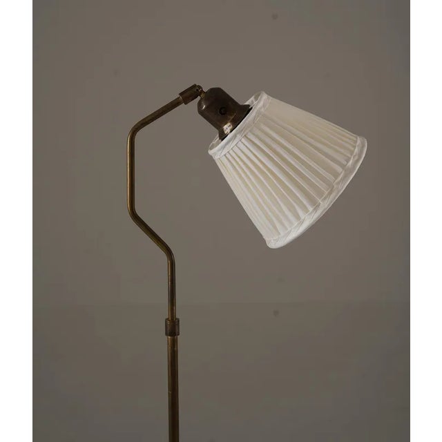 1960s Mid-Century Modern Swedish Floor Lamp in Brass, 1960s For Sale - Image 5 of 7