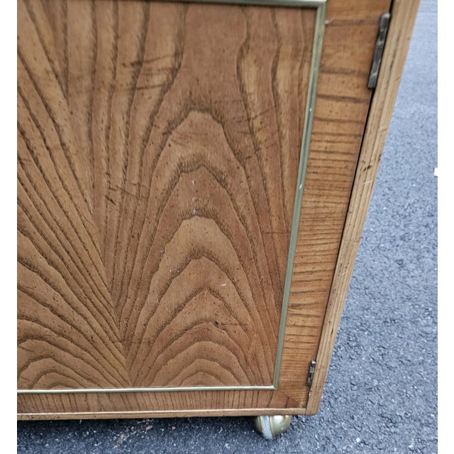 Vintage Campaign Style Bar Cart by Jack Cartwright for Founders Furniture For Sale - Image 11 of 12