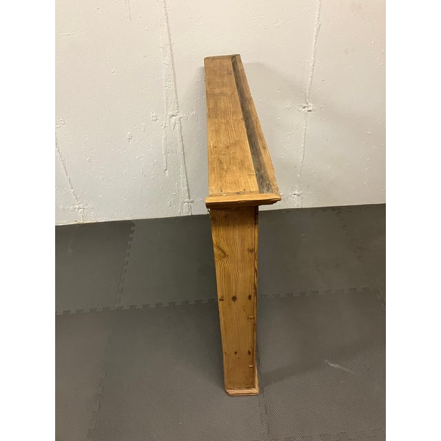 19th Century English Pine Plate Rack With Three Tiers and Scalloped Apron For Sale - Image 11 of 11