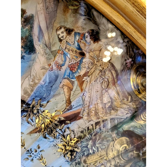 White Framed 19th Century Guatemalan Fan For Sale - Image 8 of 12