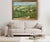 Original landscape painting capturing Italy's Tuscan wine region beautifully done in lush greens. Painted in the early...