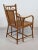 Brown Pair of Rattan and Bamboo Chairs, Vintage For Sale - Image 8 of 9