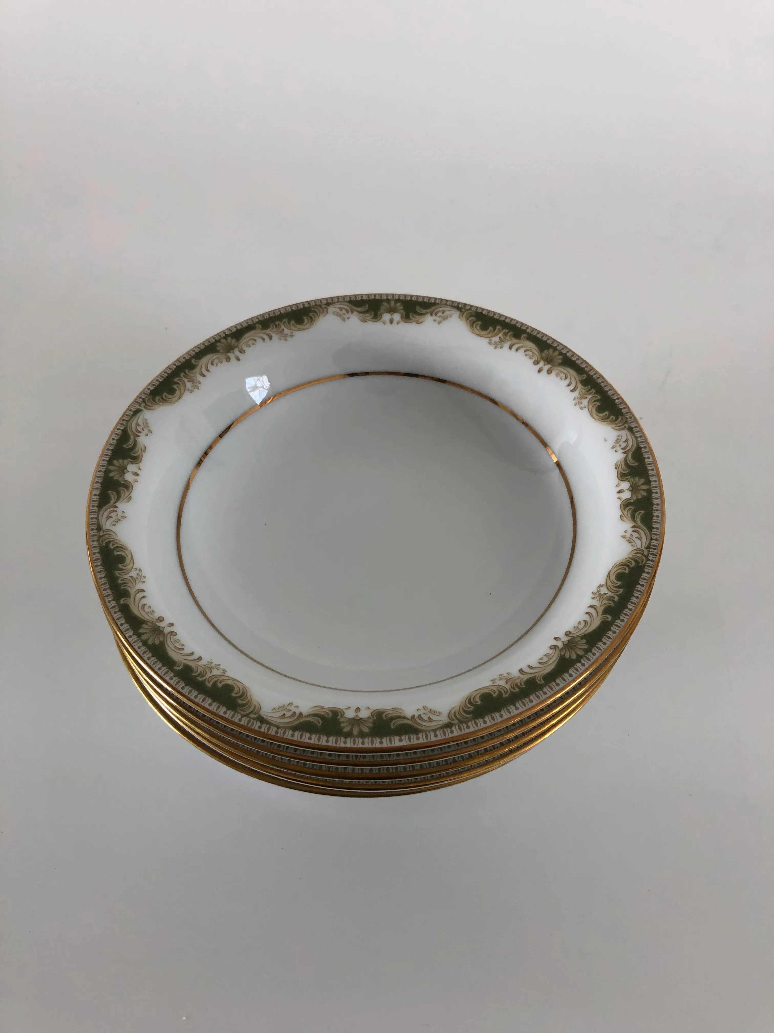 1970's Noritake Fine China “Warrington” 6872 Soup Bowls S/6 | Chairish