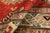 Textile Tribal Super Kazak Red/Tan Wool Rug - 4'1'' X 6'3'' For Sale - Image 7 of 10