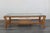 Vintage pencil reed coffee table with glass top Dimensions; 52" Width x 22" Depth x 16" Height This table has minor wear...