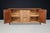 Brown French Art Deco Oak and Brass Sideboard with Carved Reliefs, 1930s For Sale - Image 8 of 18